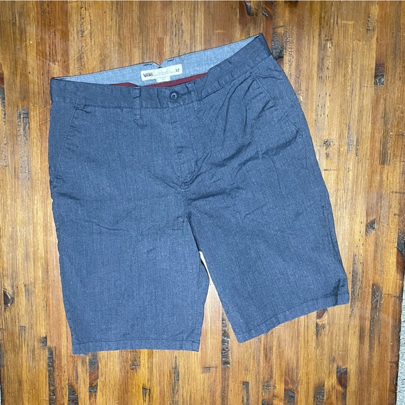 Vans of The Wall Chino Shorts Mens 32 Flat Front Slash Pocket Cotton Blend - Picture 3 of 6